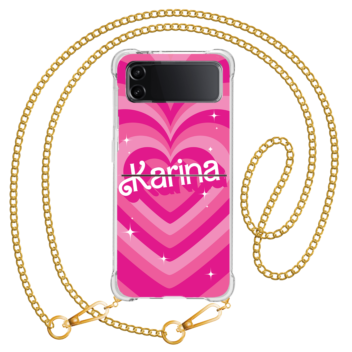 Android Flip / Fold Case - Barbie Love Pattern