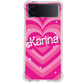 Android Flip / Fold Case - Barbie Love Pattern