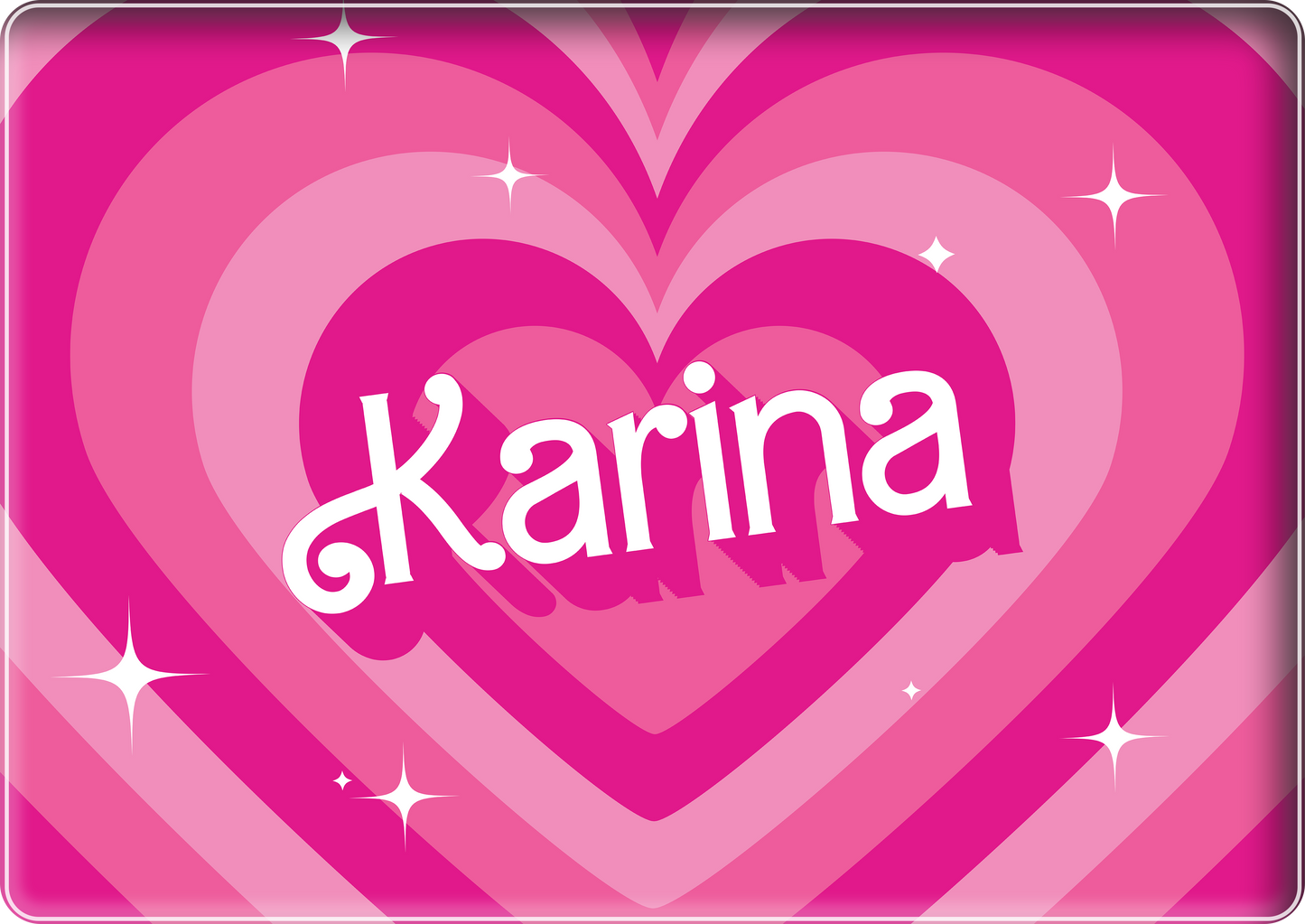 MacBook Snap Case - Barbie Love Pattern