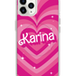 iPhone Rearguard Hybrid - Barbie Love Pattern