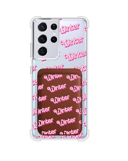 Android Magnetic Wallet Case - Barbie Monogram