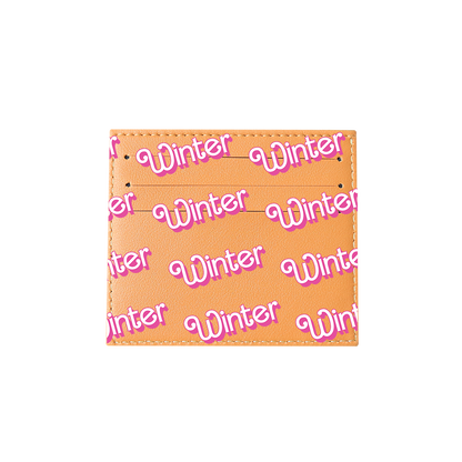 6 Slots Card Holder - Barbie Monogram