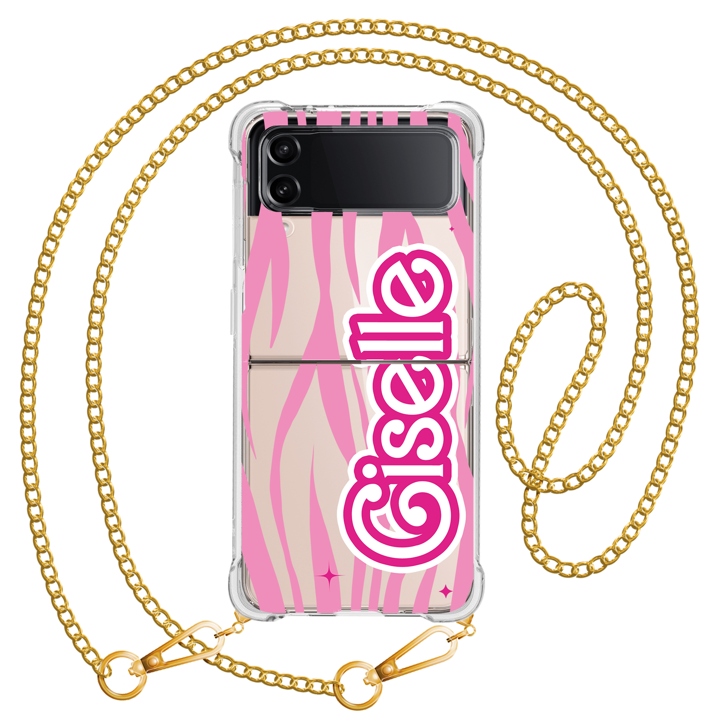 Android Flip / Fold Case - Barbie Zebra Pattern