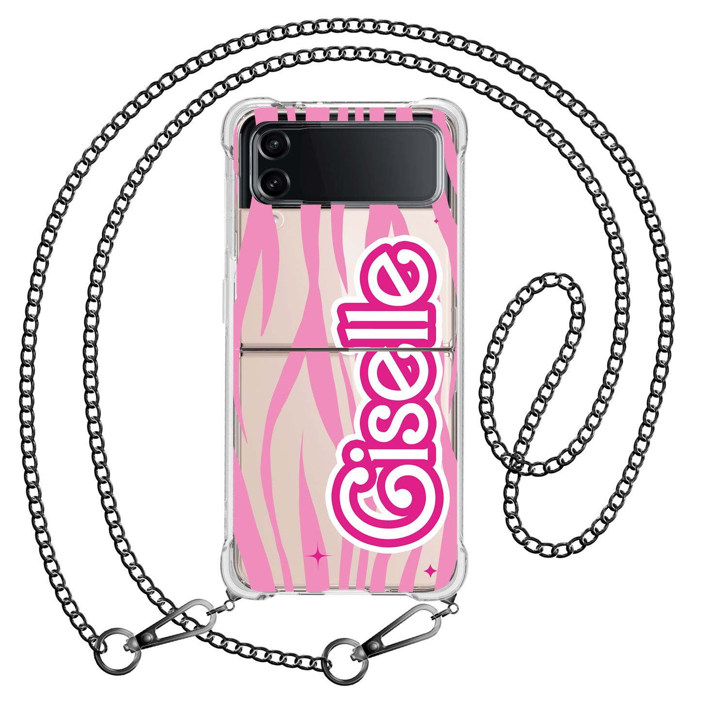 Android Flip / Fold Case - Barbie Zebra Pattern