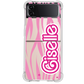 Android Flip / Fold Case - Barbie Zebra Pattern