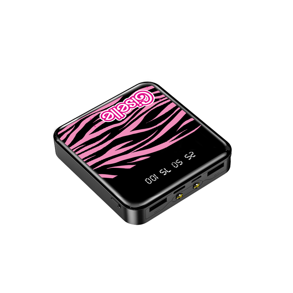 Mini Mighty Powerbank 12,000 mAh - Barbie Zebra Pattern