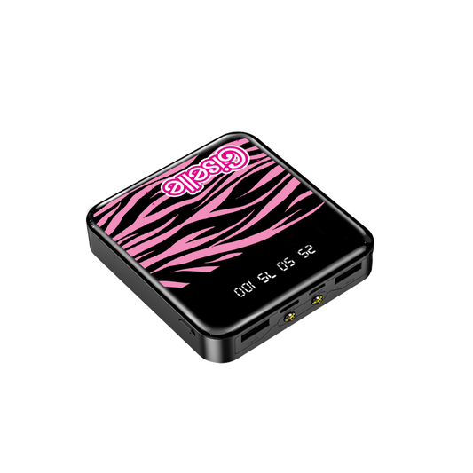 Mini Mighty Powerbank 12,000 mAh - Barbie Zebra Pattern