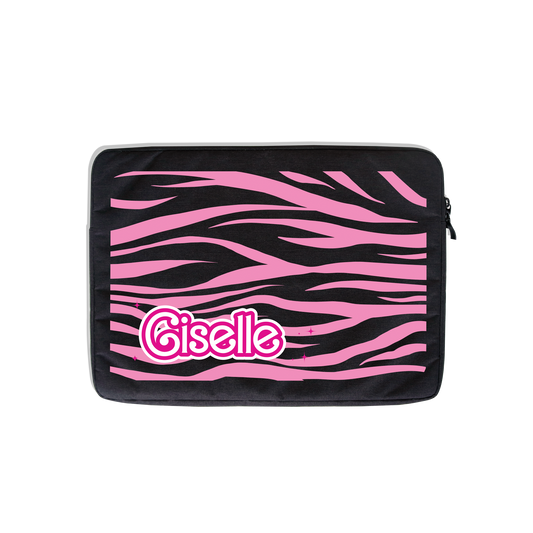 Universal Laptop Pouch - Barbie Zebra Pattern