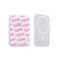 Magnetic Wireless Powerbank - Barbie monogram