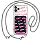 iPhone Magnetic Wallet Case - Barbie Monogram