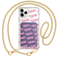 iPhone Magnetic Wallet Case - Barbie Monogram