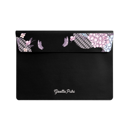 Vegan Leather Sleeve - Batik Floral