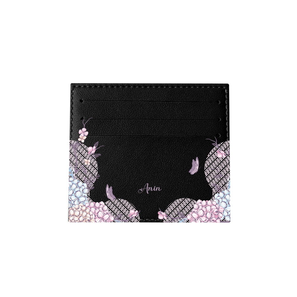 6 Slots Card Holder - Batik Floral