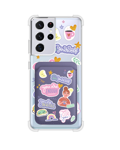 Android Magnetic Wallet Case - Be Yourself