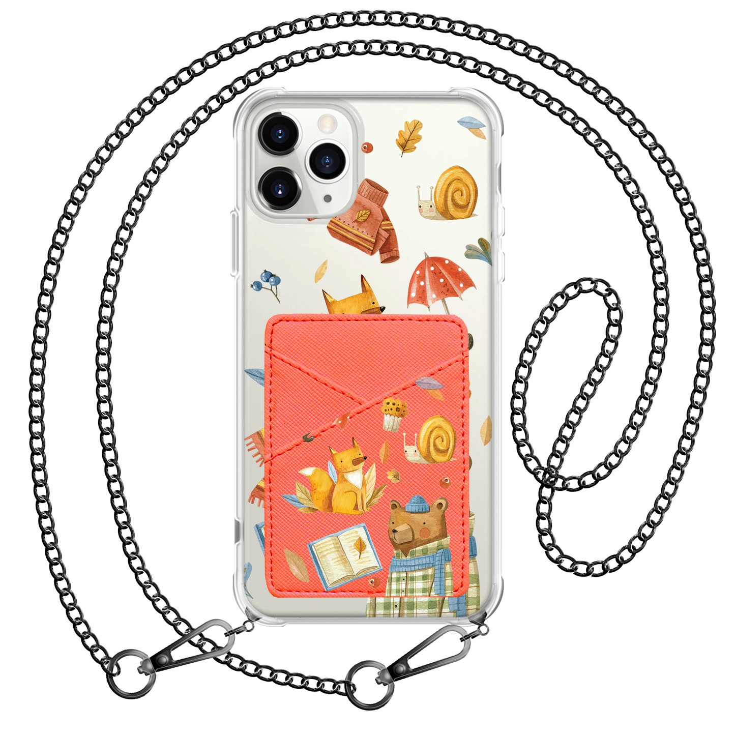 iPhone Phone Wallet Case - Bear & Fox