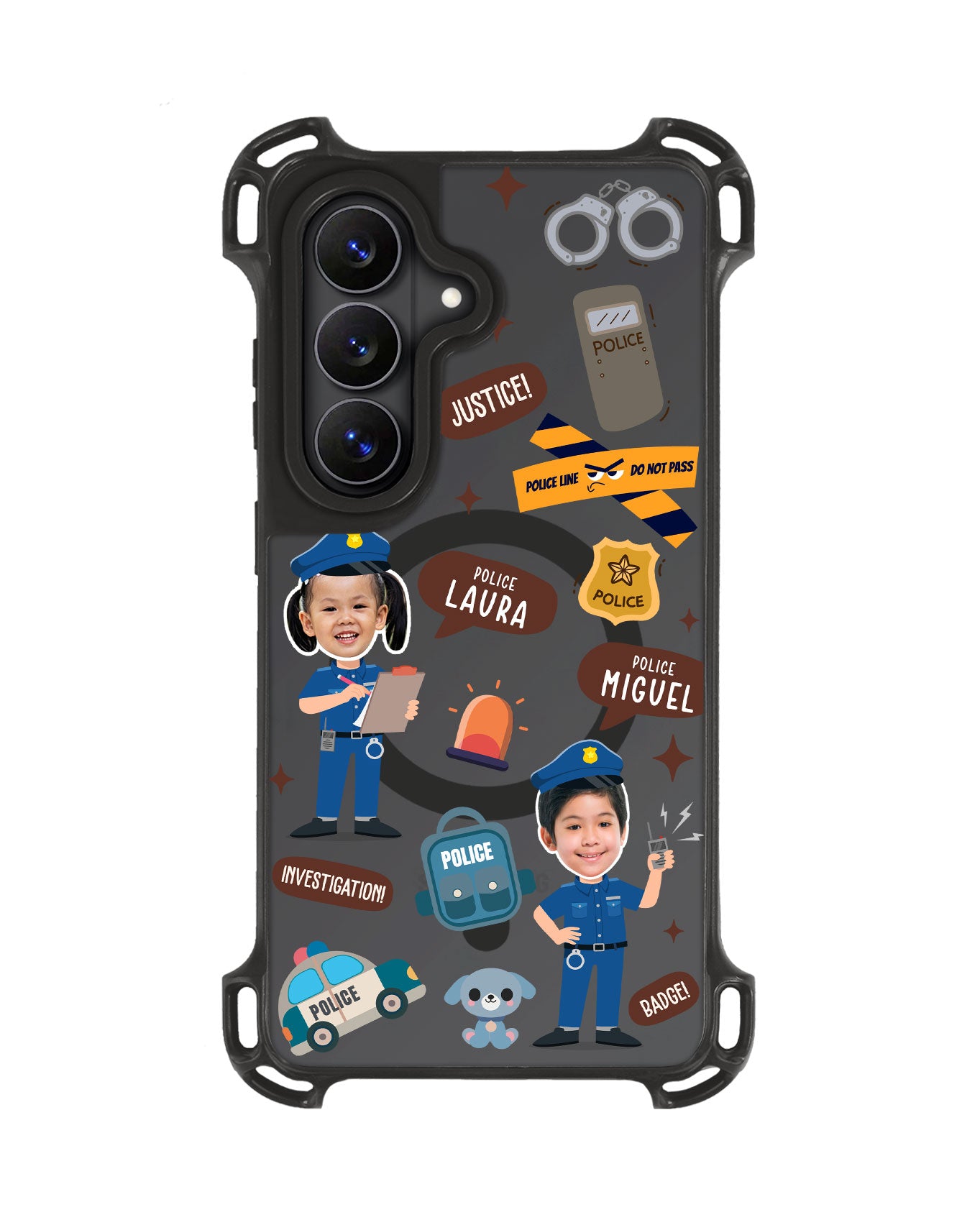 Android Rearguard UltimateZ - Face Grid Dream Police
