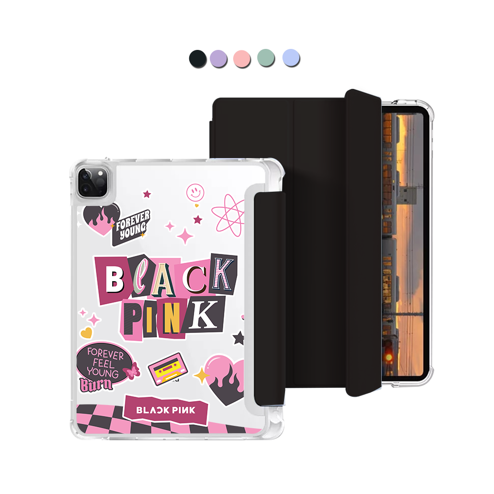 iPad Macaron Flip Cover - Blackpink Forever Young