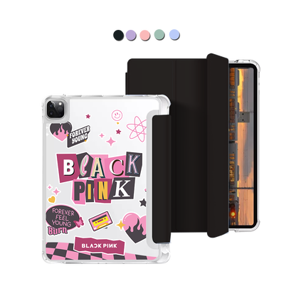 iPad Macaron Flip Cover - Blackpink Forever Young