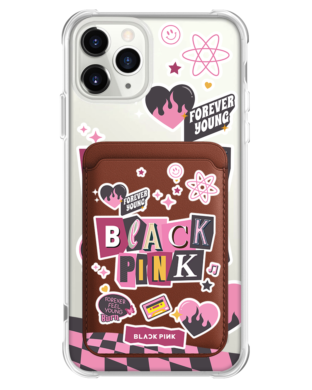 iPhone Magnetic Wallet Case - Blackpink Forever Young