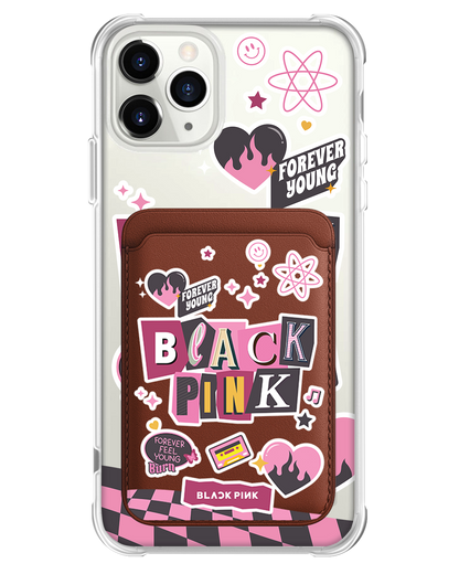 iPhone Magnetic Wallet Case - Blackpink Forever Young