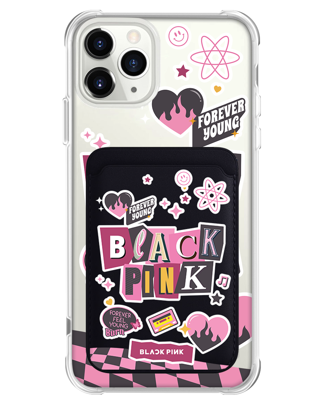 iPhone Magnetic Wallet Case - Blackpink Forever Young