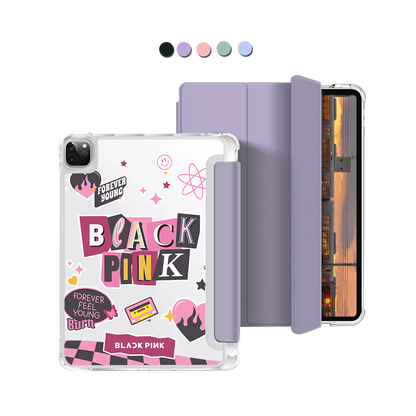 iPad Macaron Flip Cover - Blackpink Forever Young