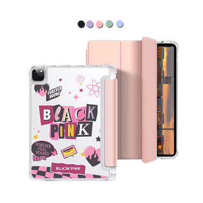 iPad Macaron Flip Cover - Blackpink Forever Young