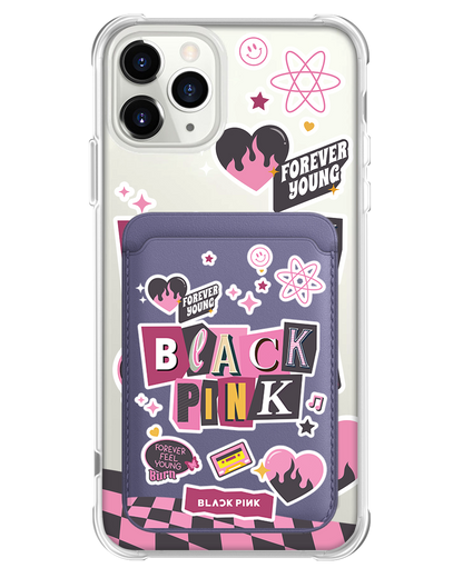 iPhone Magnetic Wallet Case - Blackpink Forever Young