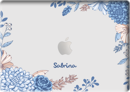 MacBook Snap Case - Blue Florals