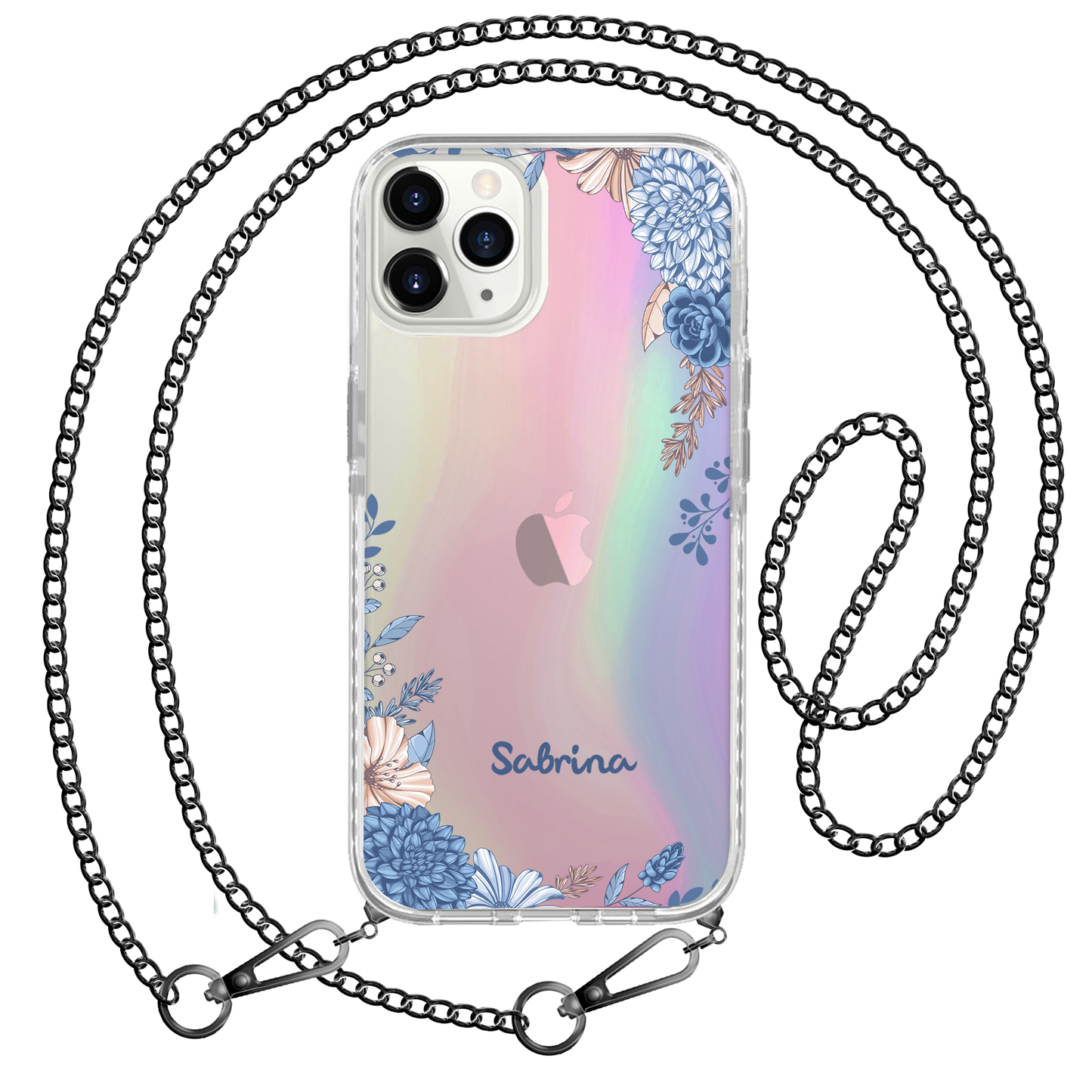 iPhone Rearguard Holo - Blue Florals