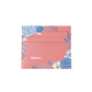 6 Slots Card Holder - Blue Florals