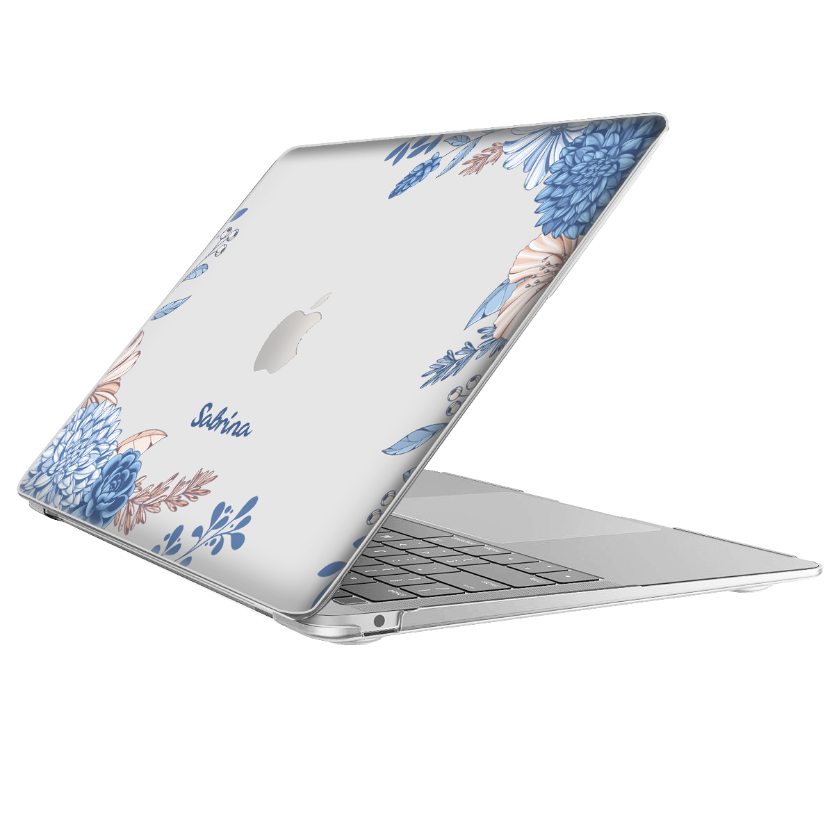 MacBook Snap Case - Blue Florals