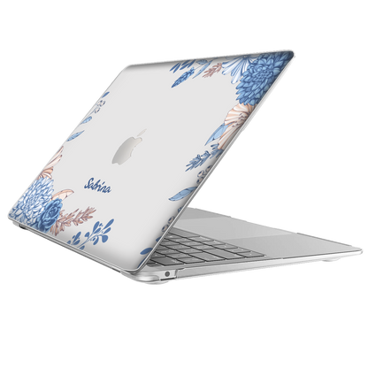 MacBook Snap Case - Blue Florals