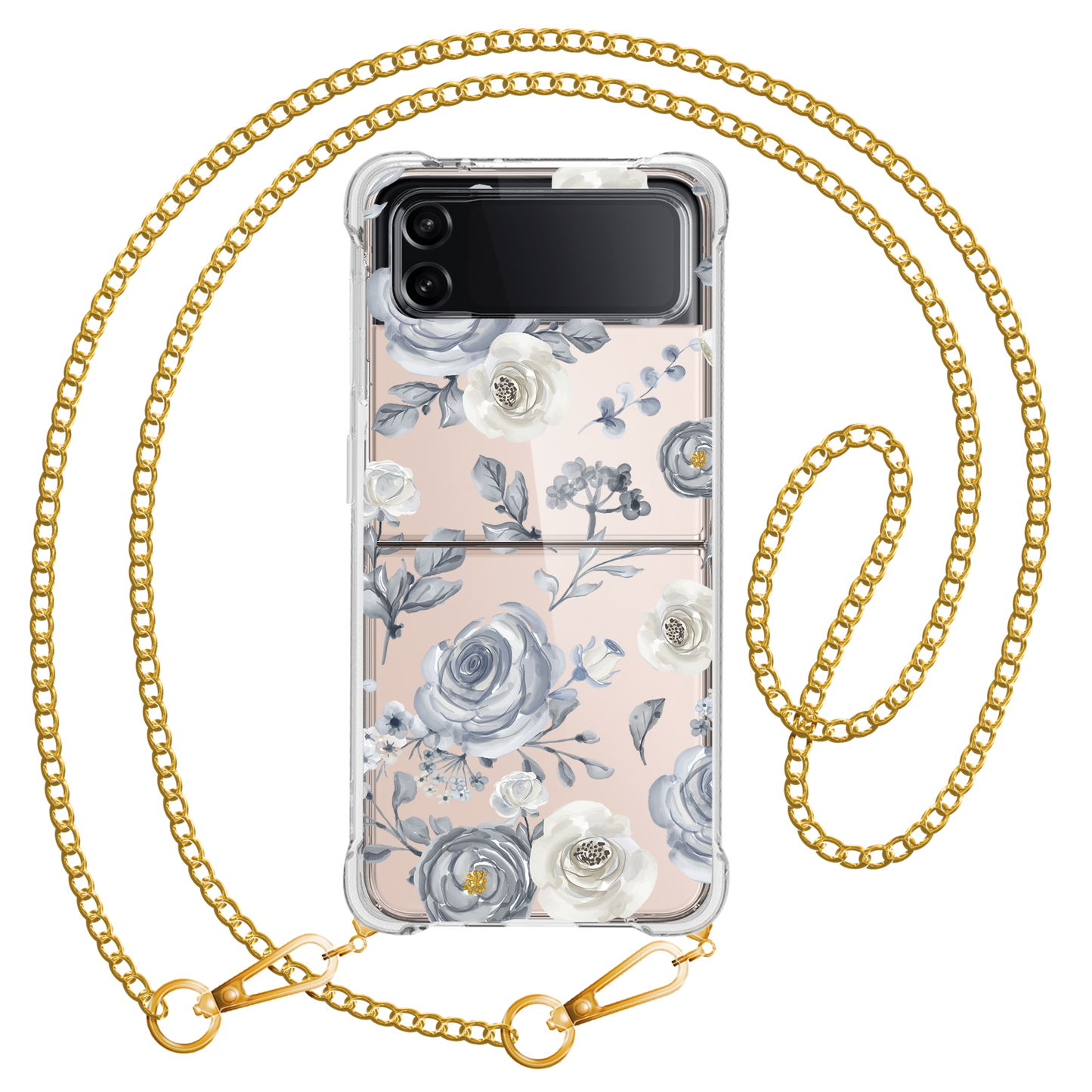 Android Flip / Fold Case - Blue Rose