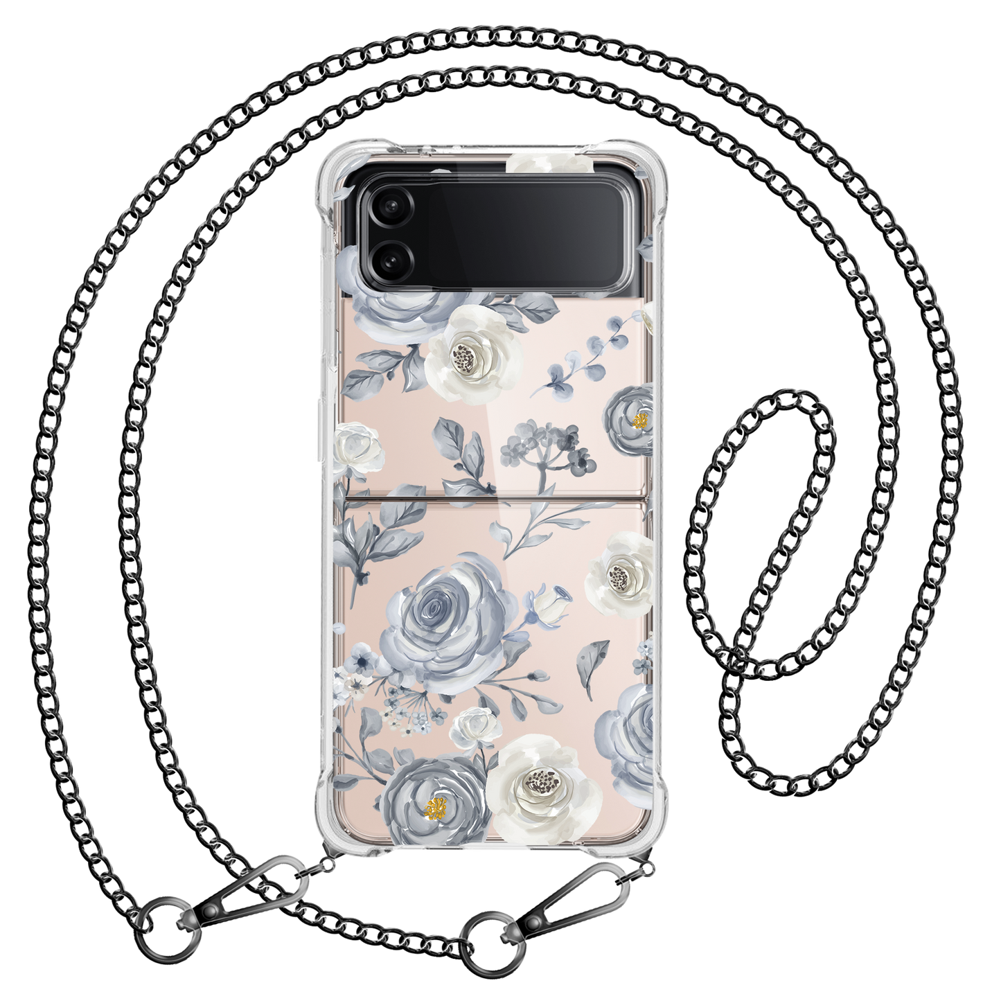 Android Flip / Fold Case - Blue Rose