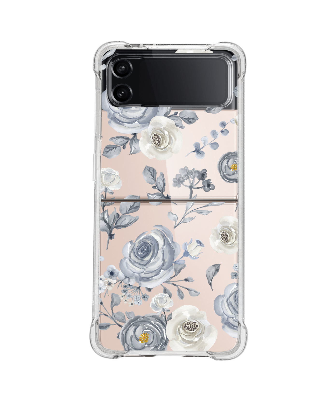 Android Flip / Fold Case - Blue Rose