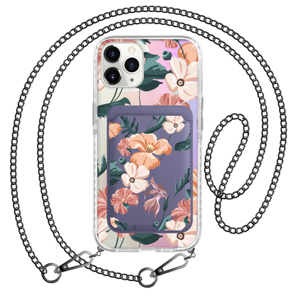 iPhone Magnetic Wallet Holo Case - Botanical Garden 1.0