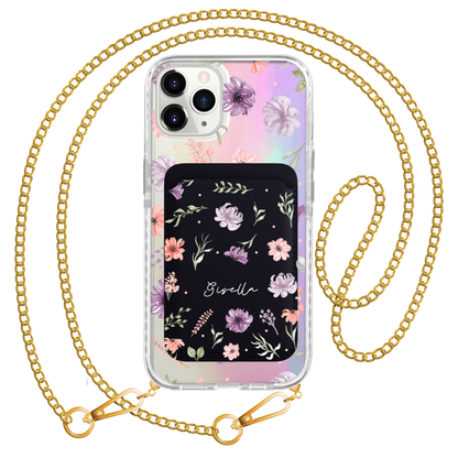 iPhone Magnetic Wallet Holo Case - Botanical Garden 3.0