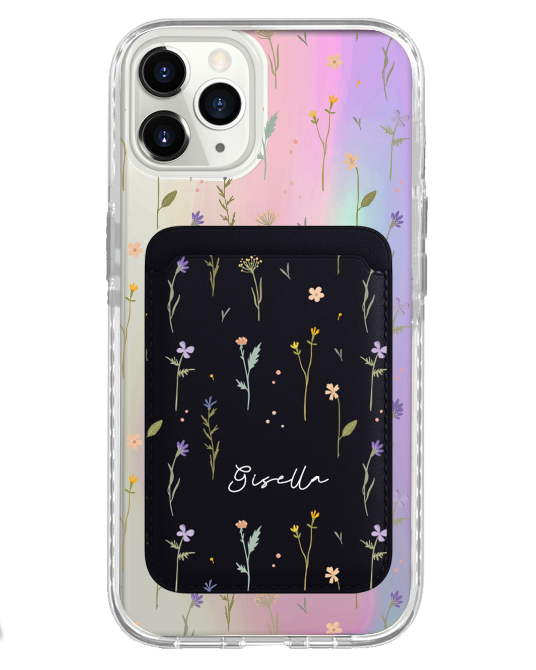 iPhone Magnetic Wallet Holo Case - Botanical Garden 2.0