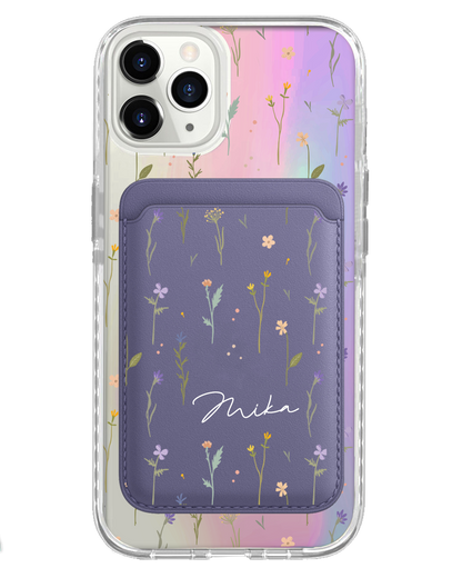 iPhone Magnetic Wallet Holo Case - Botanical Garden 2.0