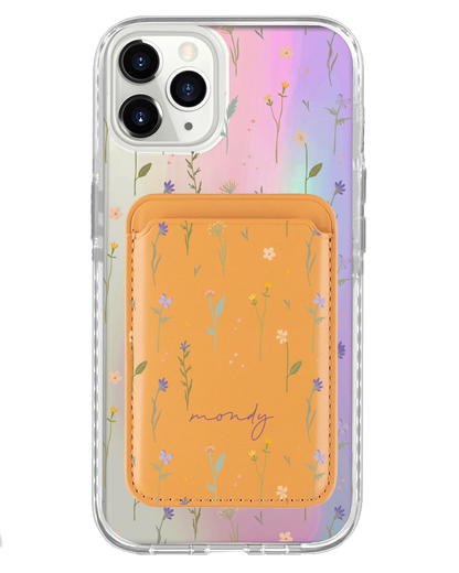 iPhone Magnetic Wallet Holo Case - Botanical Garden 2.0