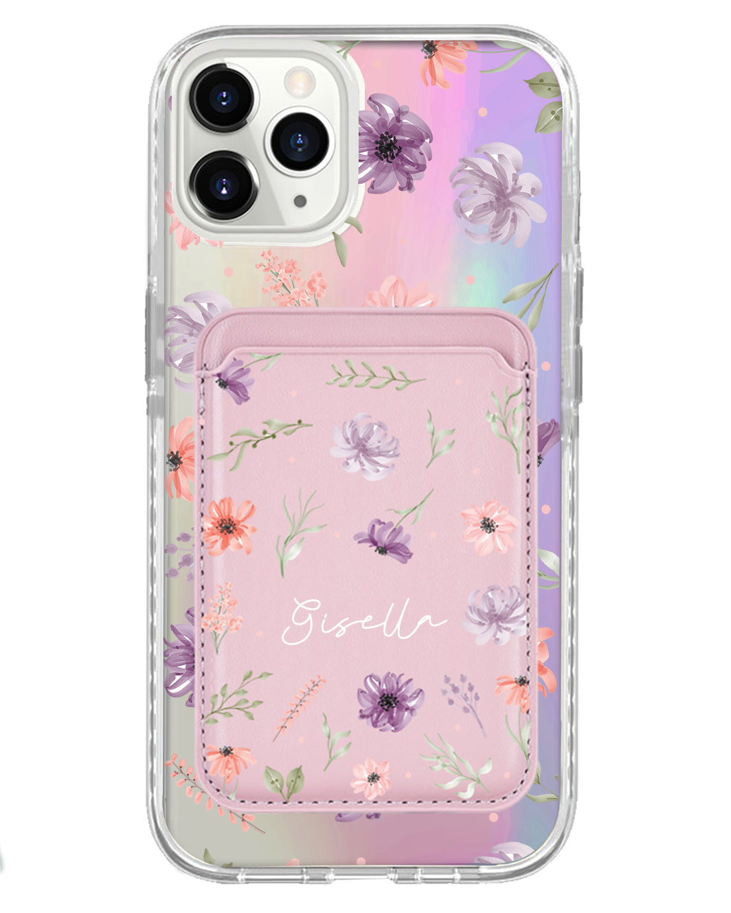 iPhone Magnetic Wallet Holo Case - Botanical Garden 3.0