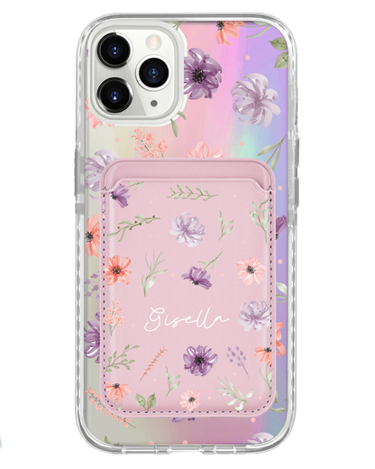 iPhone Magnetic Wallet Holo Case - Botanical Garden 3.0