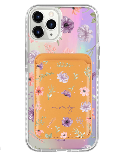 iPhone Magnetic Wallet Holo Case - Botanical Garden 3.0