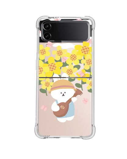 Android Flip / Fold Rearguard Hybrid - Bunny Ukulele
