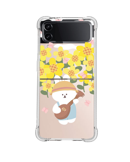 Android Flip / Fold Case - Bunny Ukulele