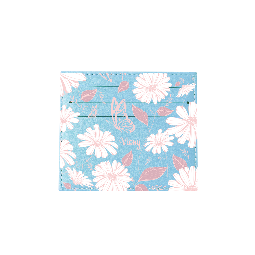 6 Slots Card Holder - Butterfly & Daisy