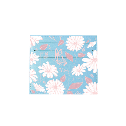 6 Slots Card Holder - Butterfly & Daisy