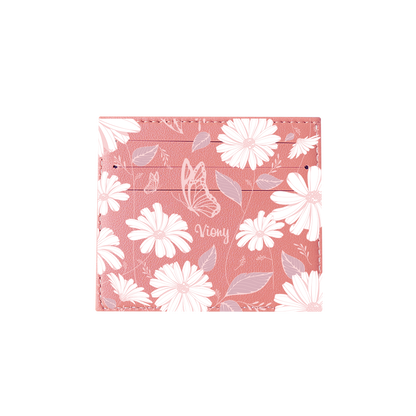 6 Slots Card Holder - Butterfly & Daisy