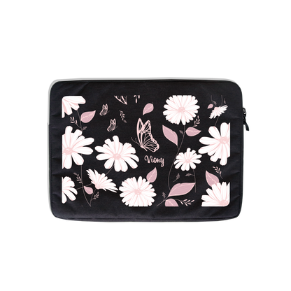 Universal Laptop Pouch - Butterfly & Daisy